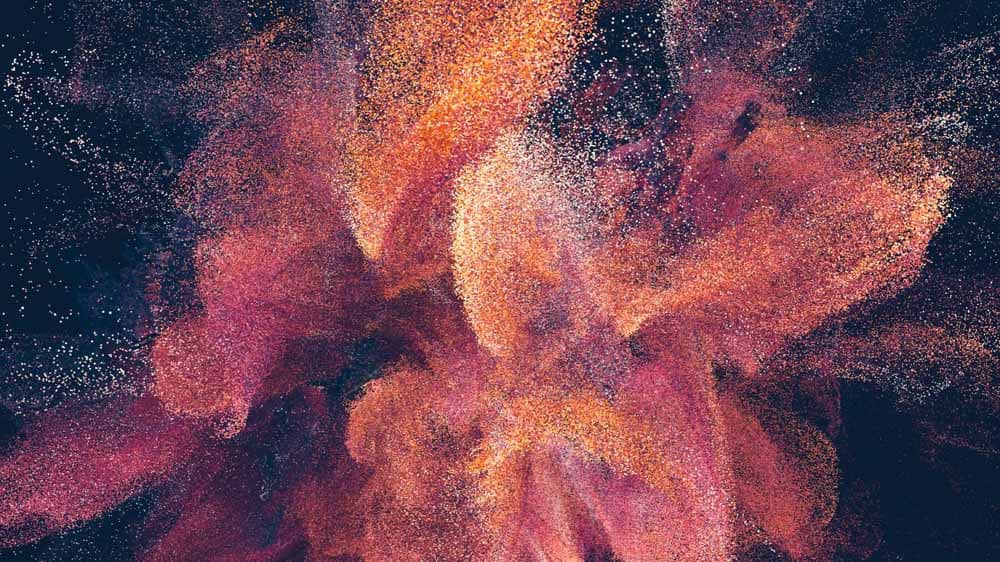 Gigantisch mozaïek van QR-codes