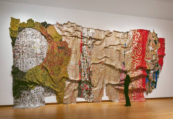 Niemand ziet twee keer dezelfde El Anatsui