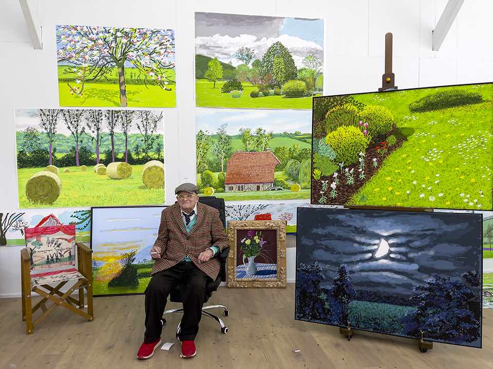 De hele carrière van Hockney in Bozar