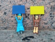 Klei(n) protest in Rusland