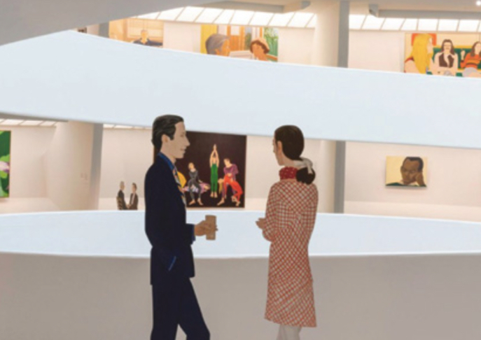 Alex Katz, schilder in de stijl van Pop Art